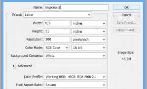 membuat lingkaran di photoshop