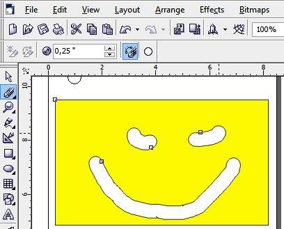 menghapus menggunakan eraser tool