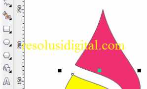 hasil belahan dengan knife tool