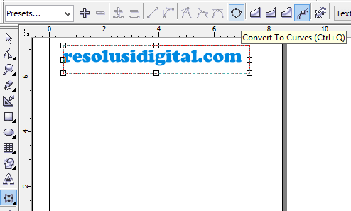 mengubah teks menjadi kurva