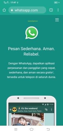 wa web di hp1