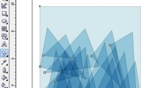 cara membuat background abstrak di coreldraw segi tiga31