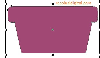 cara membuat pot di coreldraw